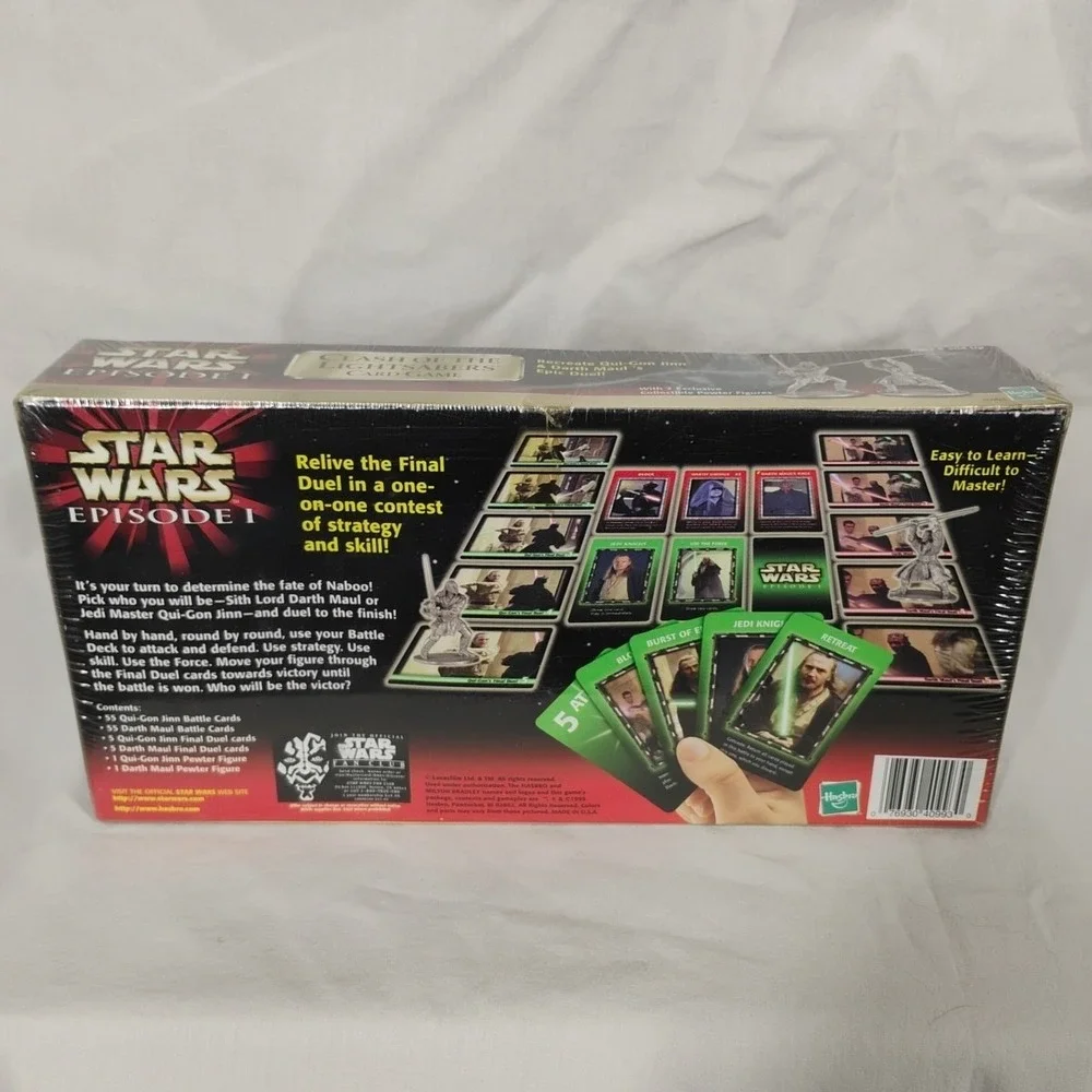 Hasbro Star Wars Episode‎ I Clash Of The Lightsabers Card Game Action Figure NEW